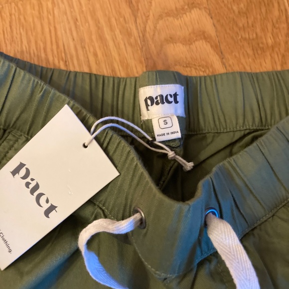 NWT Women's Pact Cotton Drawstring Pants - Picture 3 of 4